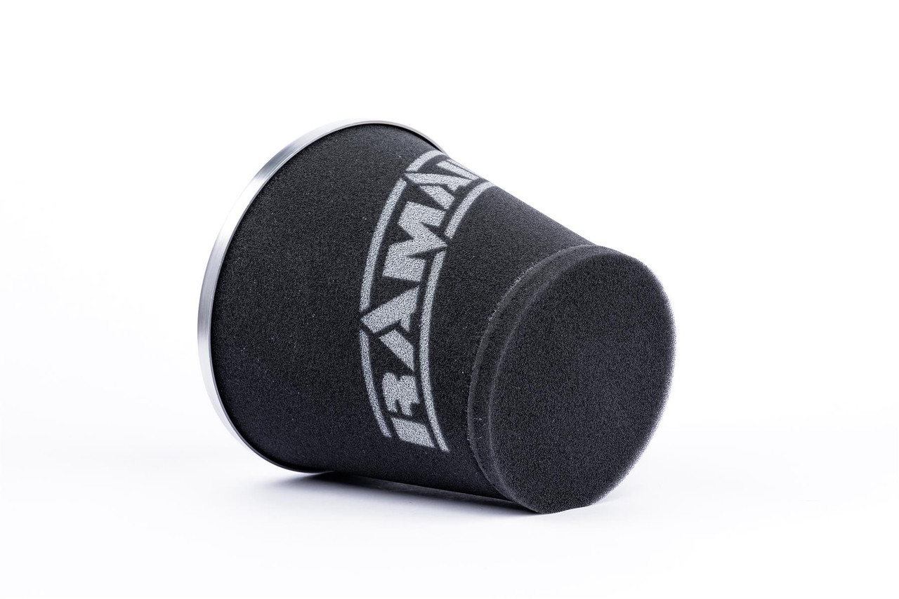 Ramair Foam Performance Universal Cone Air Medium Filter Coupler - 100mm (3.9inch) Silver