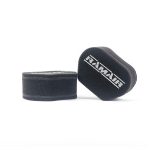 2x Twin Inlet Motorcycle Carb Sock Foam Air Filter